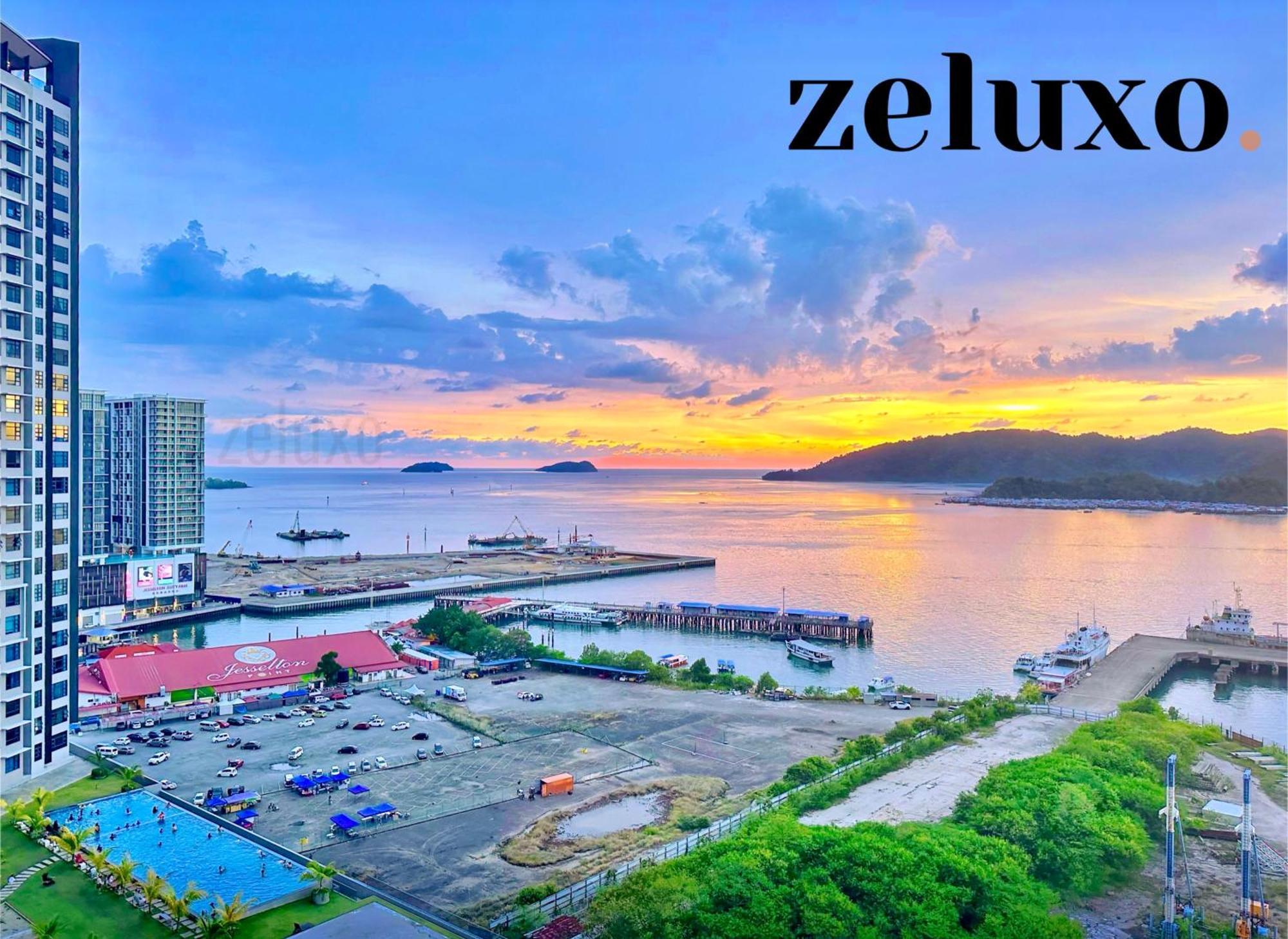 #6 Jesselton Quay City Pads Seaview By Zeluxo Kota Kinabalu Exterior foto