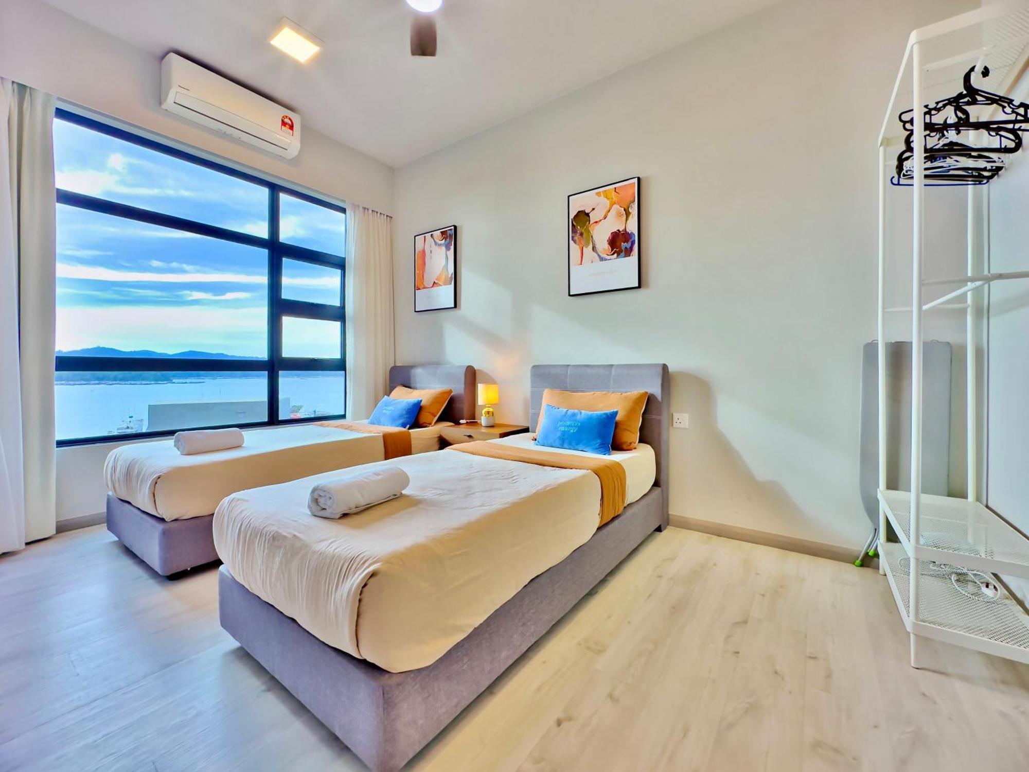 #6 Jesselton Quay City Pads Seaview By Zeluxo Kota Kinabalu Exterior foto