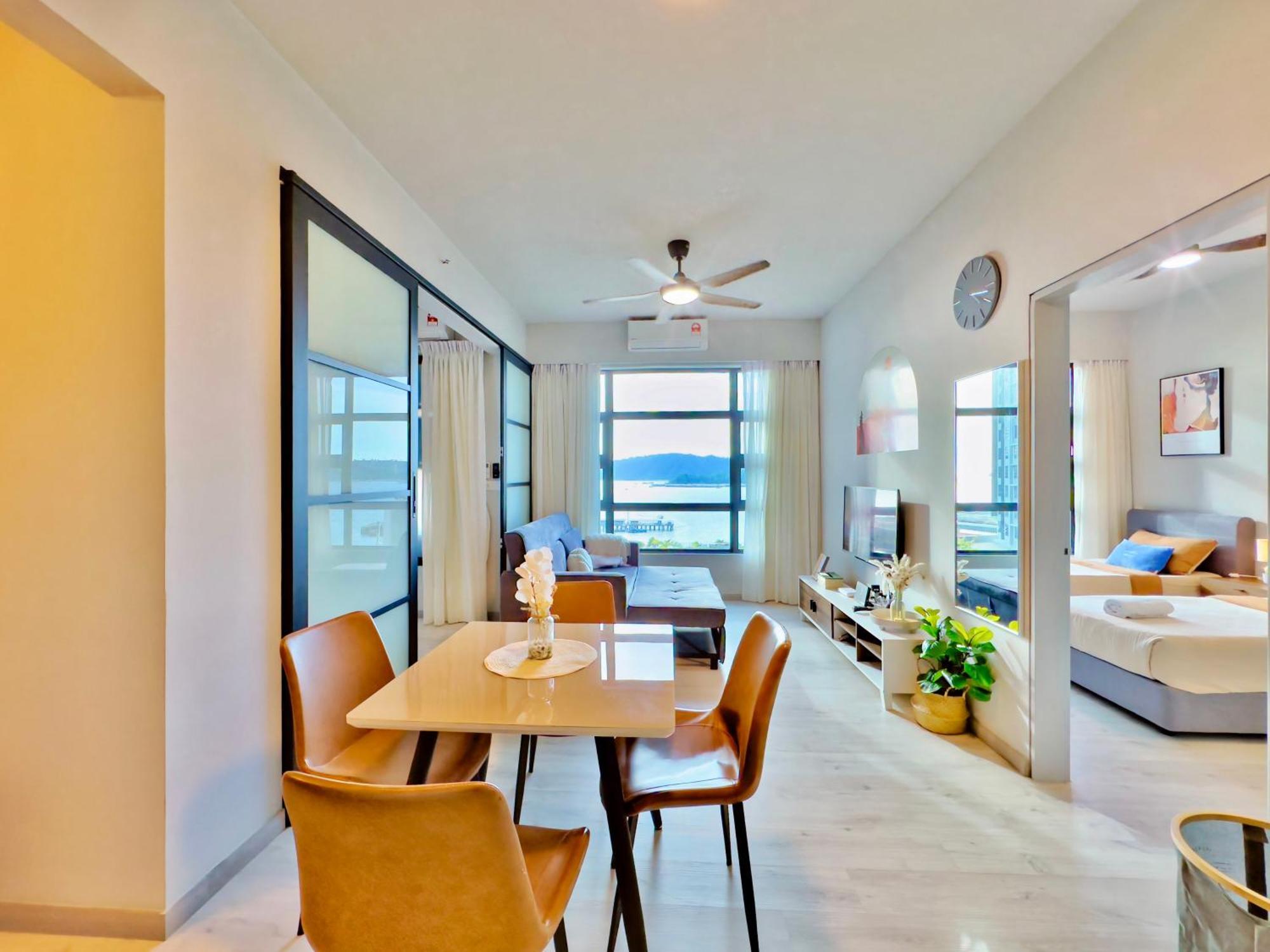 #6 Jesselton Quay City Pads Seaview By Zeluxo Kota Kinabalu Exterior foto